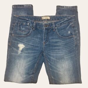 Free People Distressed Boyfriend Jeans Size 27